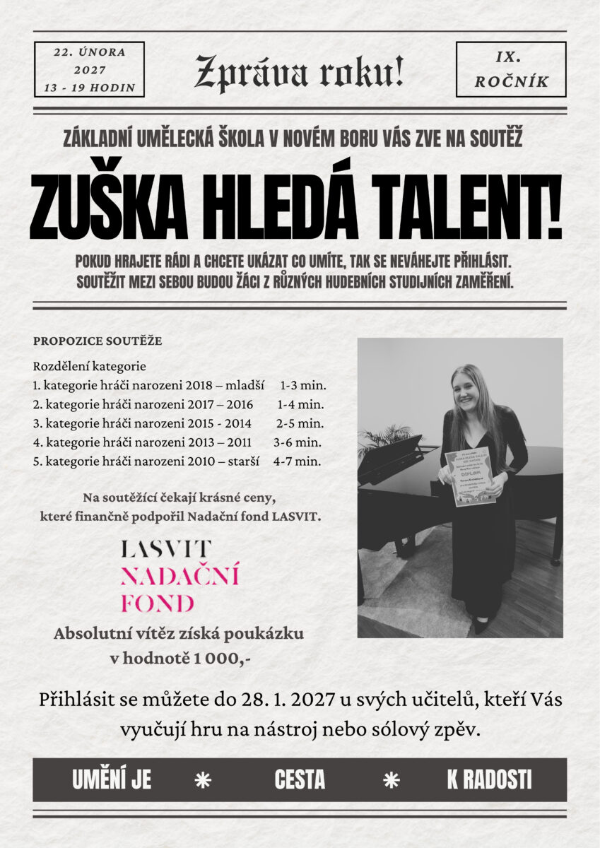 ZUŠka hledá talent